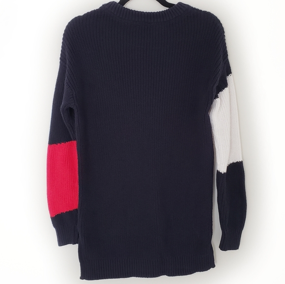 Tommy Hilfiger classic flag knit sweater medium - Picture 2 of 6